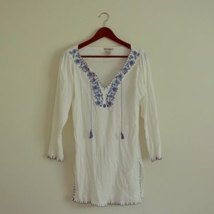 🔵White Summery Tunic